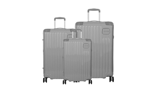 Ensemble de 3 valises S/M/L CENDRILLON SILVER NAF NAF