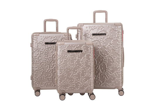 Set de 3 valises Rigides POCCHACO CHAMPAGNE HELLO KITTY