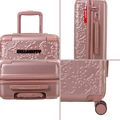 Set de 3 valises Rigides POCCHACO PINK HELLO KITTY