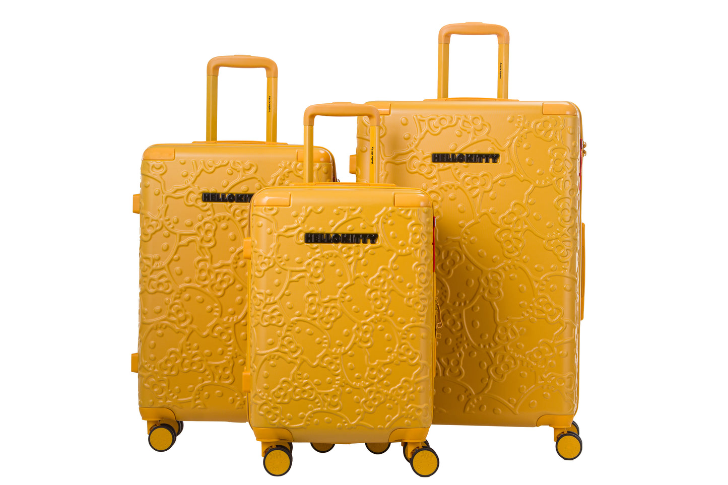 Set de 3 valises Rigides POCCHACO YELLOW HELLO KITTY