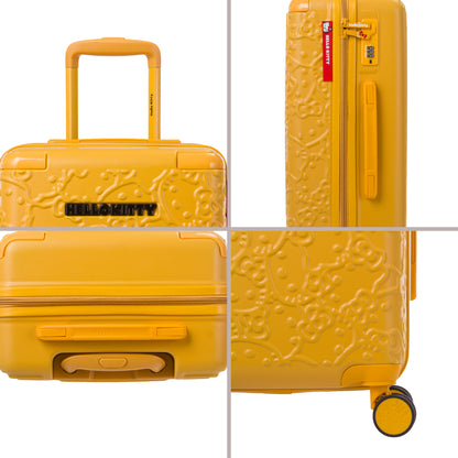 Set de 3 valises Rigides POCCHACO YELLOW HELLO KITTY