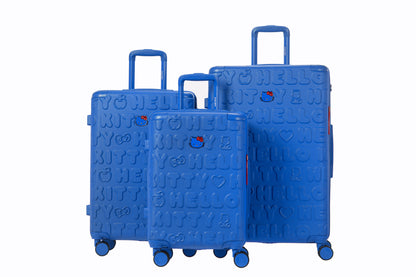 Set de 3 valises Rigides KUKIRIN BLUE HELLO KITTY