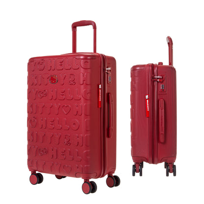 Set de 3 valises Rigides KUKIRIN RED HELLO KITTY