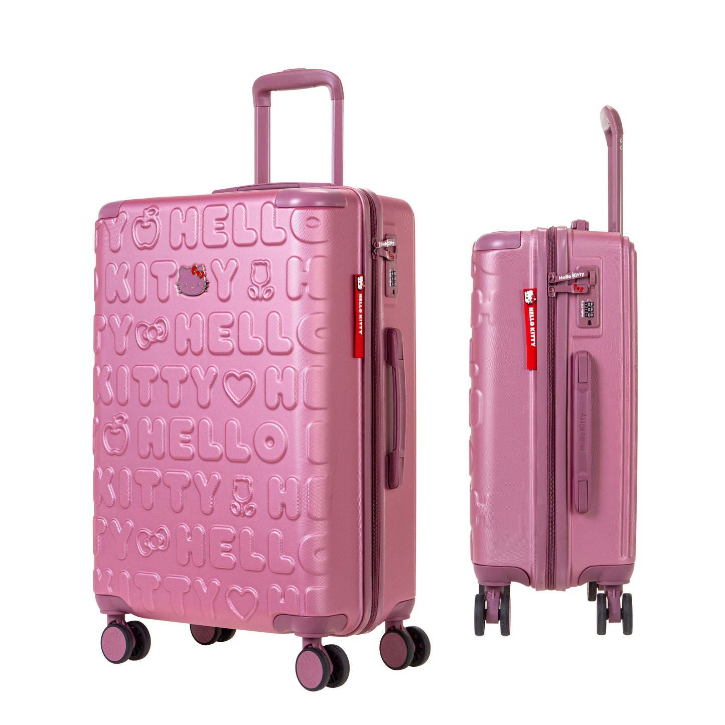 Set de 3 valises Rigides KUKIRIN PINK HELLO KITTY