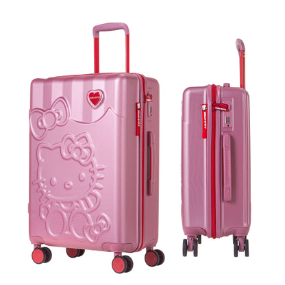 Set de 3 valises Rigides DOKI PINK HELLO KITTY