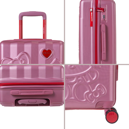 Set de 3 valises Rigides DOKI PINK HELLO KITTY