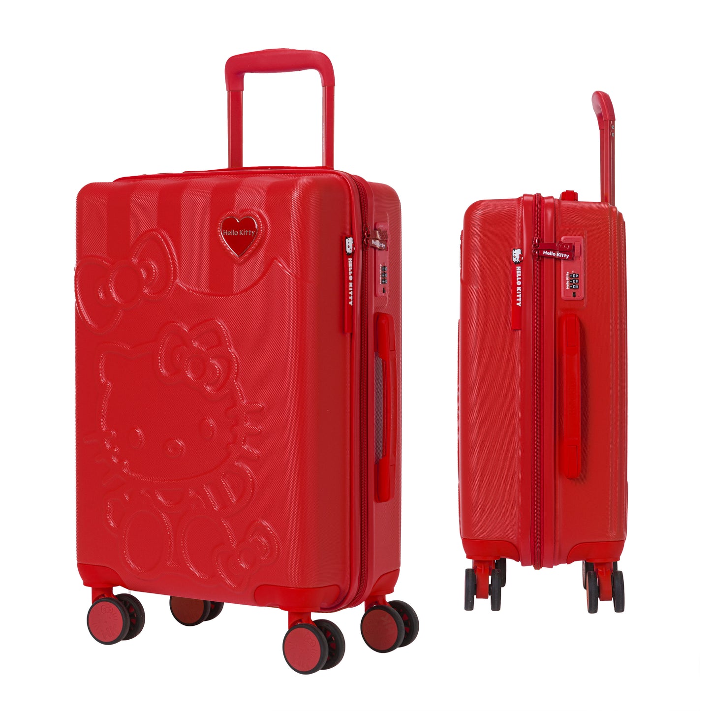 Set de 3 valises Rigides DOKI RED HELLO KITTY