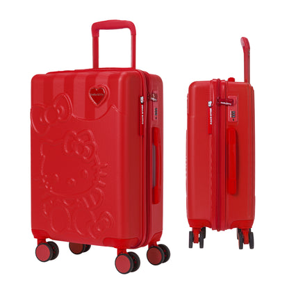 Set de 3 valises Rigides DOKI RED HELLO KITTY