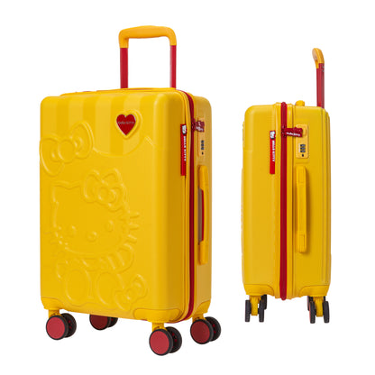 Set de 3 valises Rigides DOKI YELLOW HELLO KITTY