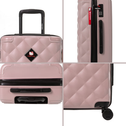 Set de 3 valises Rigides MARU PINK GOLD HELLO KITTY