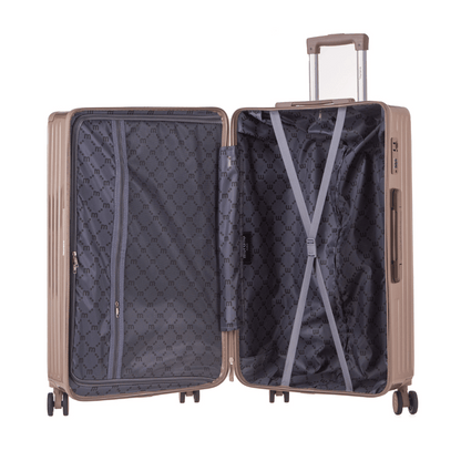 Valise Grande Rigide  76 cm (Bagage L) RIO TRUNK CHAMPAGNE