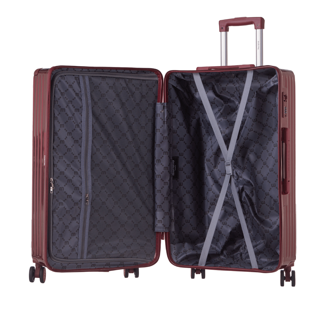 Valise Grande Rigide  76 cm (Bagage L) RIO TRUNK DARK RED