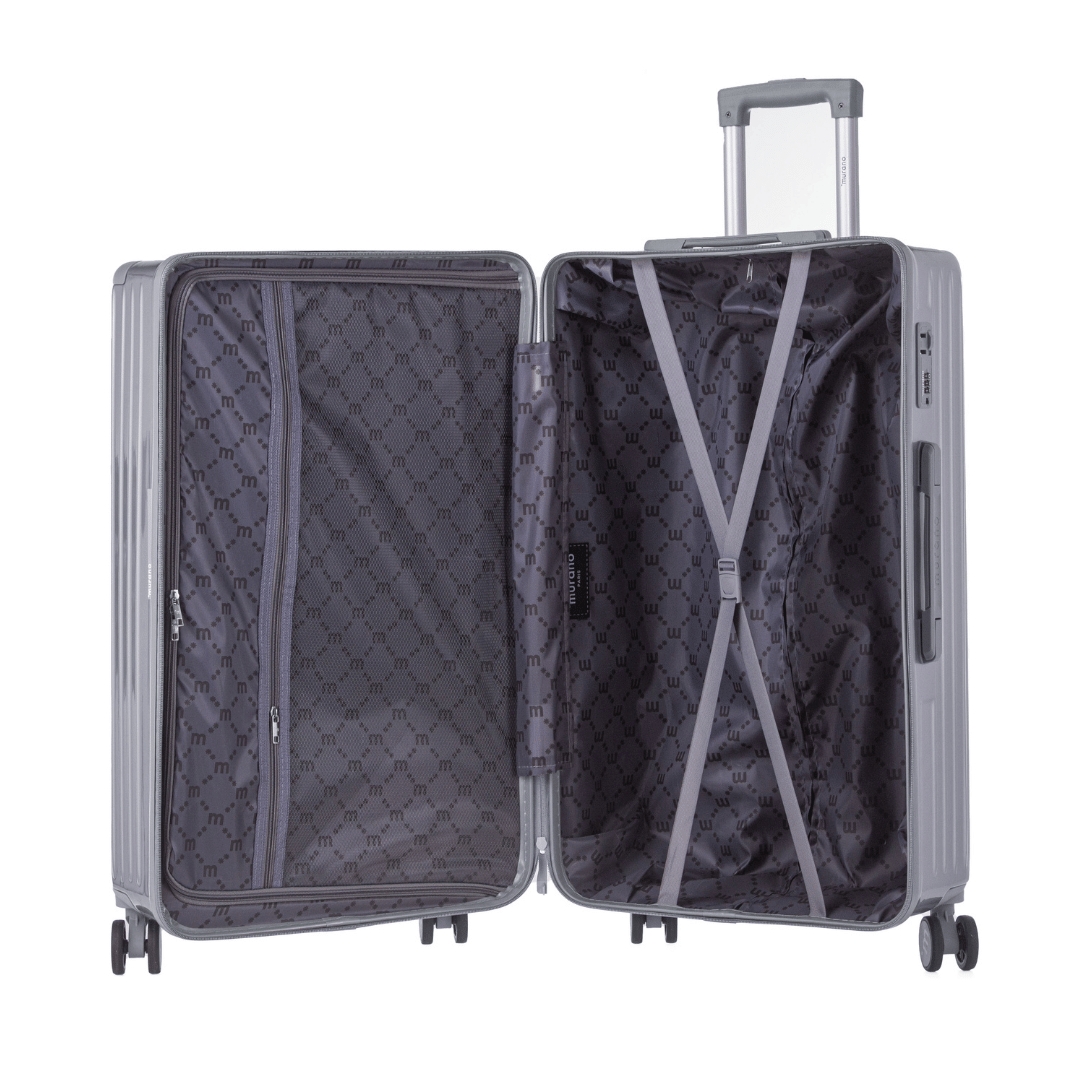 Valise Grande Rigide  76 cm (Bagage L) RIO TRUNK SILVER