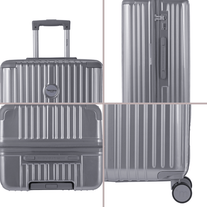 Valise Grande Rigide  76 cm (Bagage L) RIO TRUNK SILVER