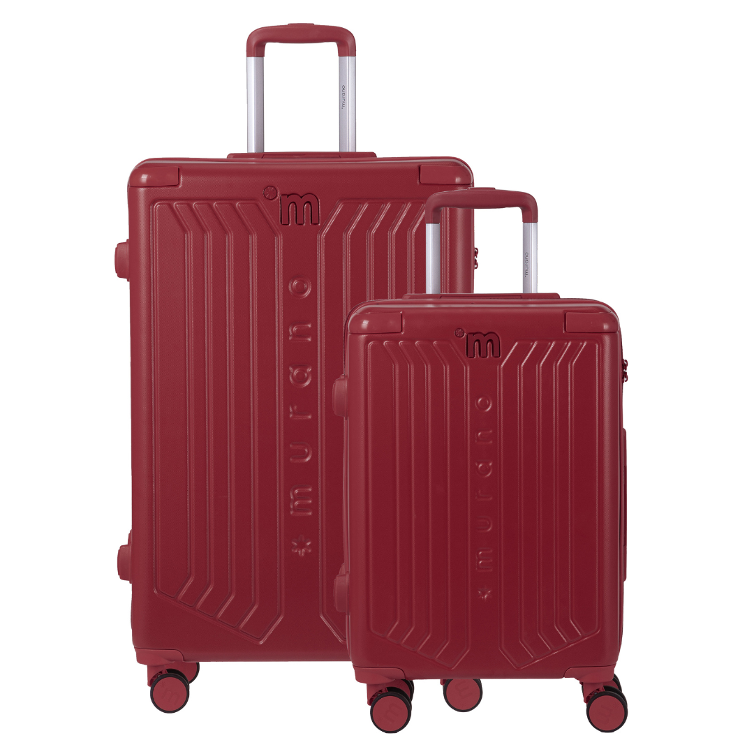 Set de 2 valises Rigide  (L-76cm) (S-56cm) MAD DARK RED