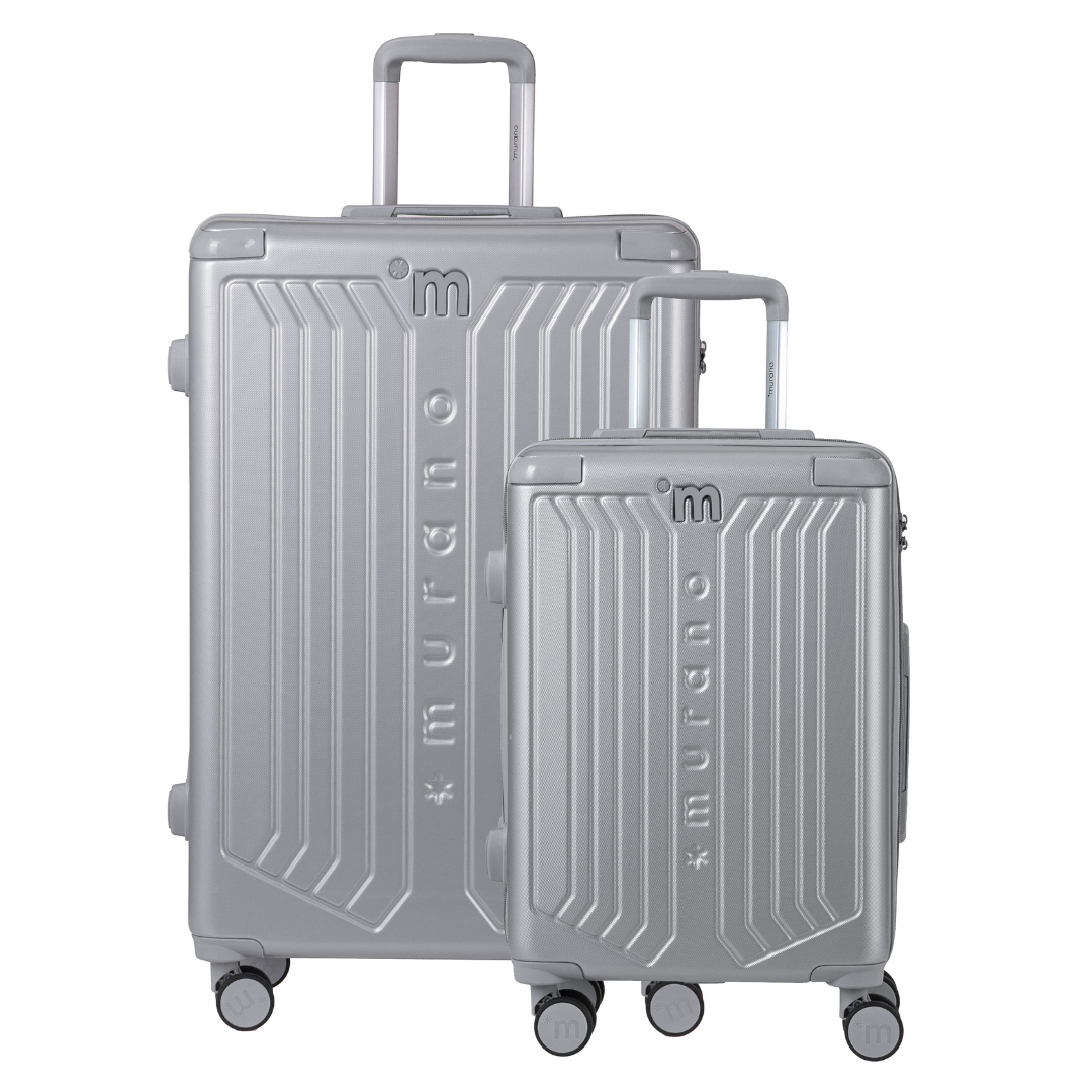 Set de 2 valises Rigide  (L-76cm) (S-56cm) MAD SILVER