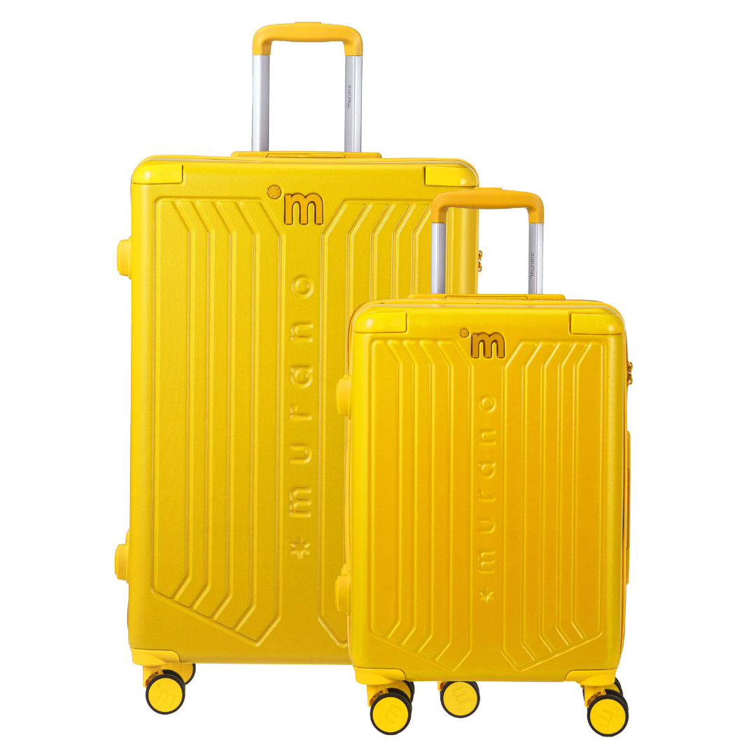 Set de 2 valises Rigide  (L-76cm) (S-56cm) MAD YELLOW