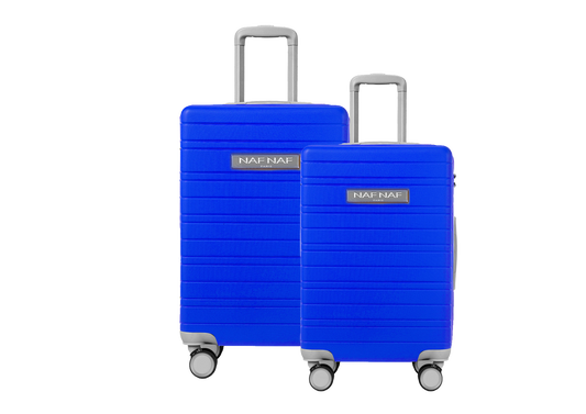 Ensemble de 2 valises S/L TIANA BLUE KLEIN NAF NAF