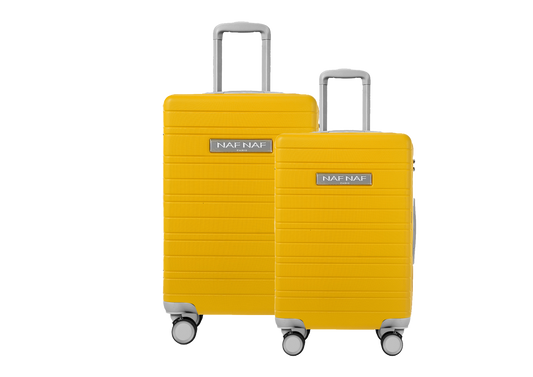 Ensemble de 2 valises S/L TIANA DARK YELLOW NAF NAF