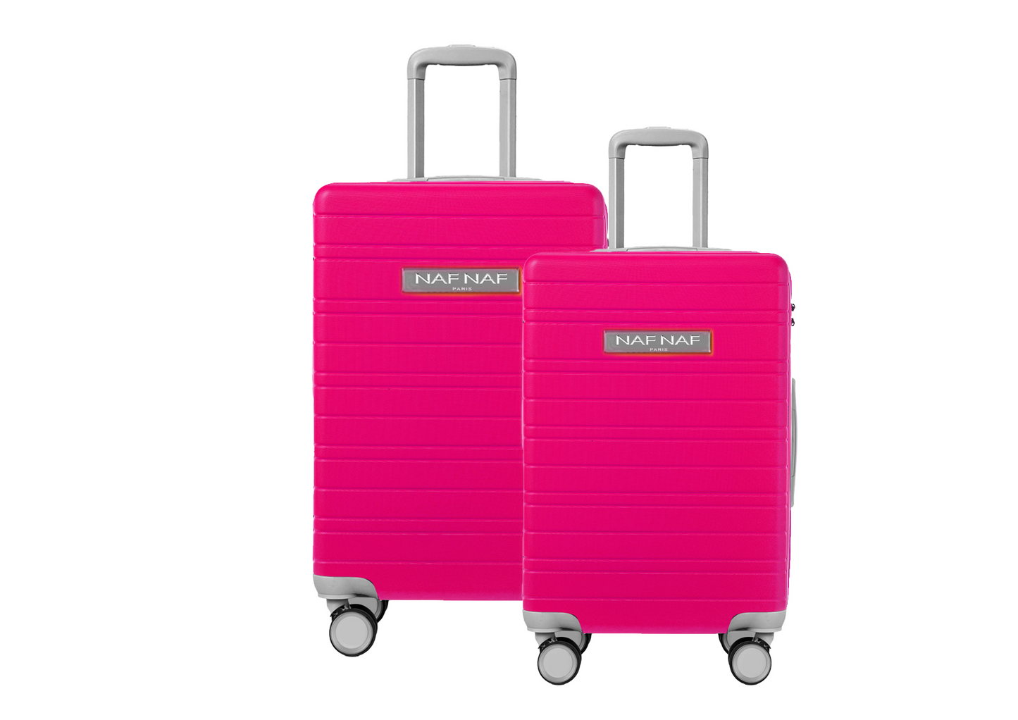 Ensemble de 2 valises S/L TIANA FUSHIA NAF NAF