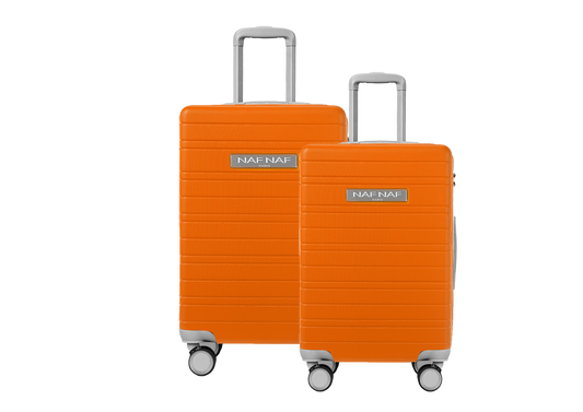 Ensemble de 2 valises S/L TIANA ORANGE NAF NAF