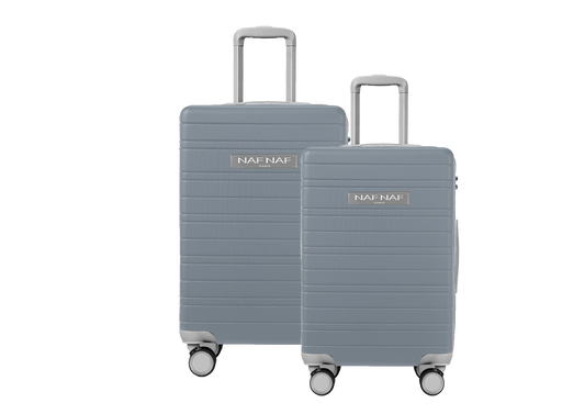 Ensemble de 2 valises S/L TIANA SILVER NAF NAF