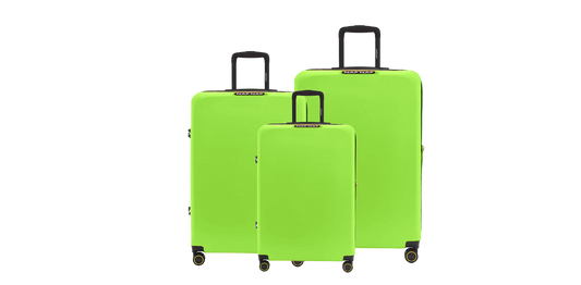 Ensemble de 3 valises S/M/L AURORE LIME NAF NAF