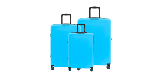 Ensemble de 3 valises S/M/L AURORE BLEU CIEL NAF NAF