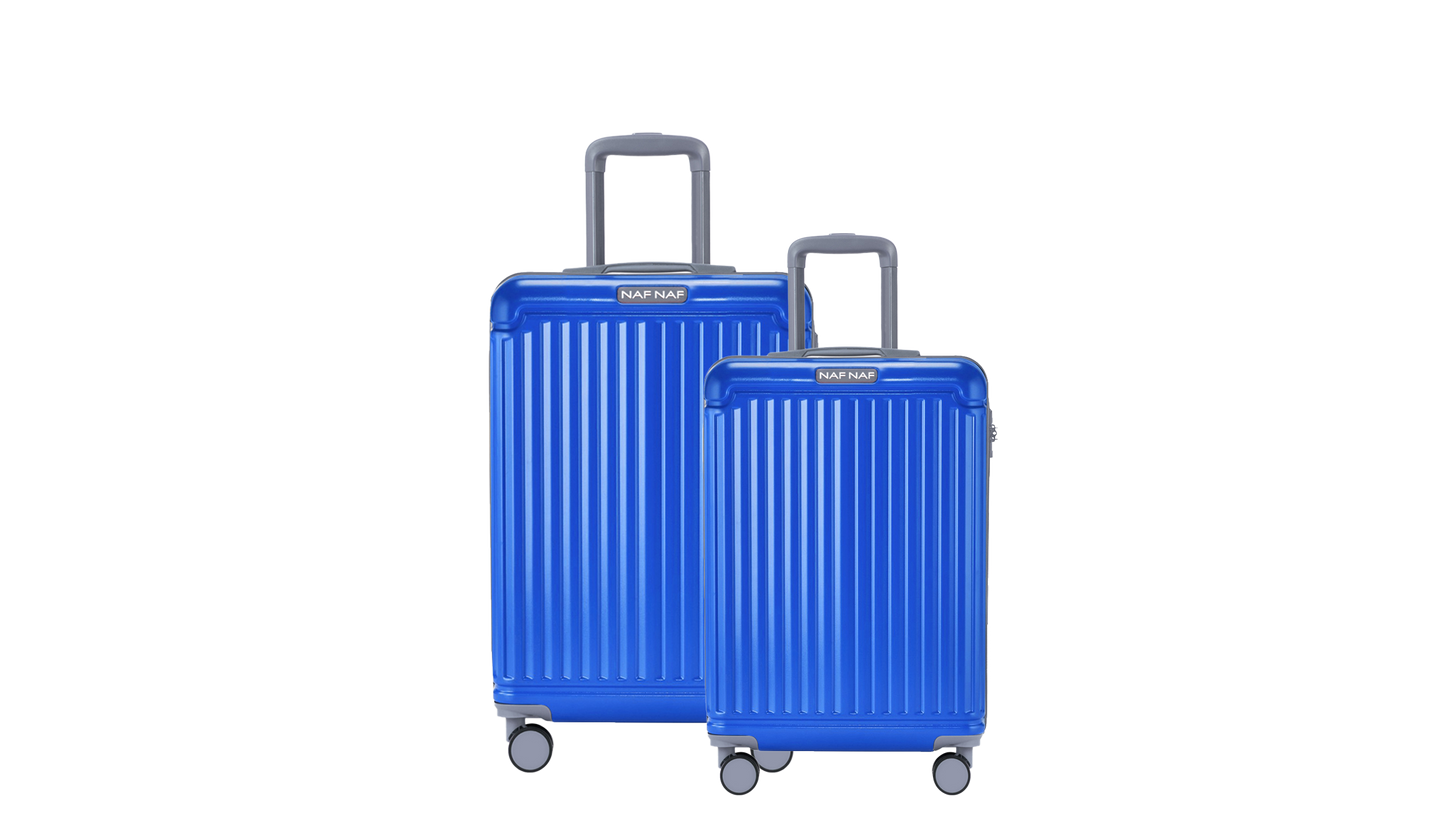 Ensemble de 2 valises S/L BELLE BLUE KLEIN NAF NAF