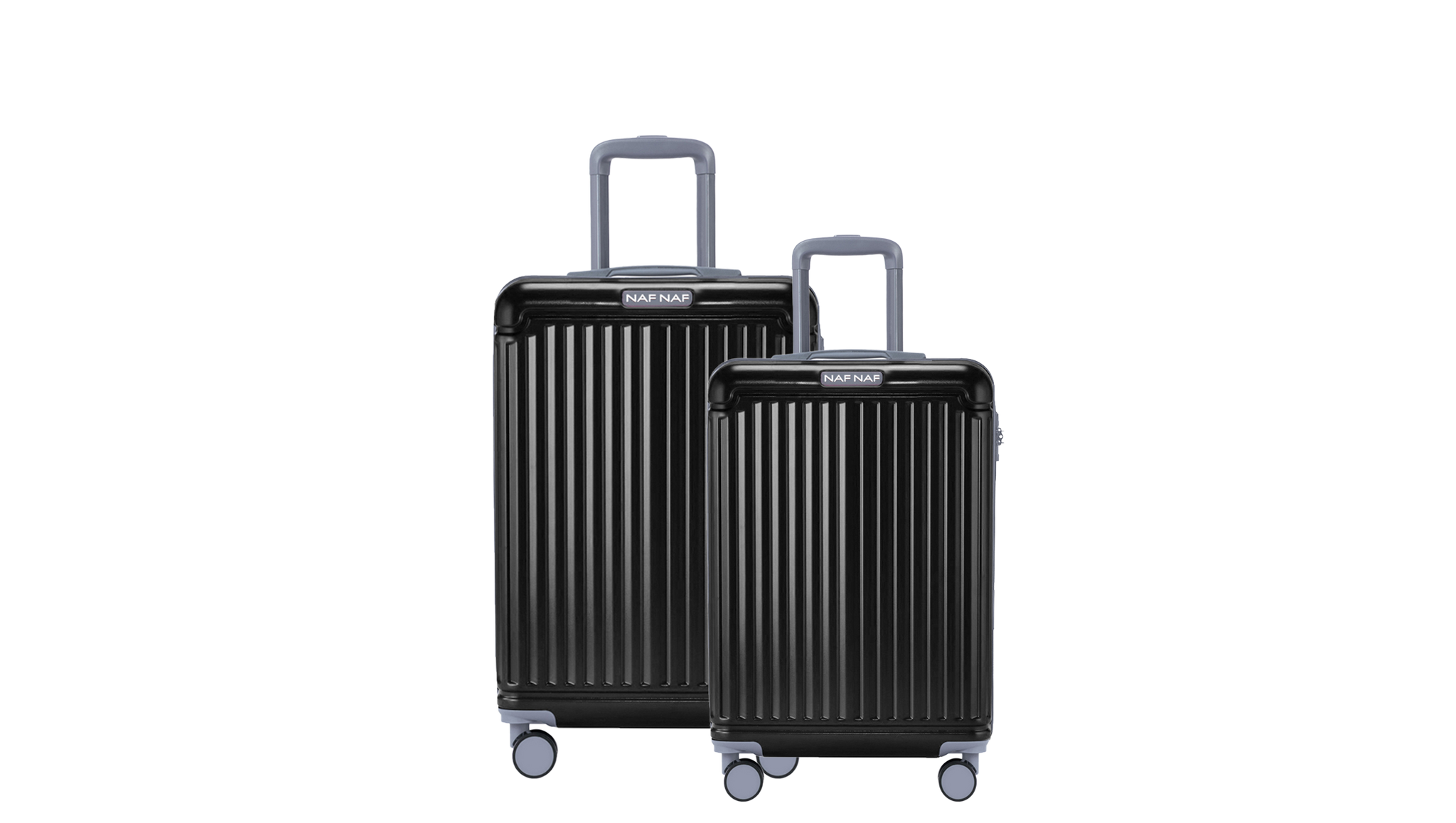 Ensemble de 2 valises S/L BELLE Black NAF NAF