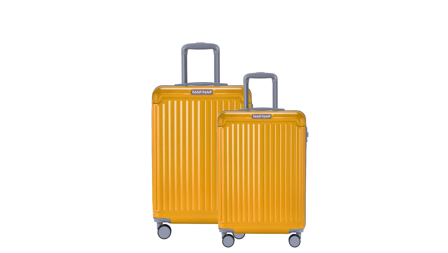 Ensemble de 2 valises S/L BELLE DARK YELLOW NAF NAF