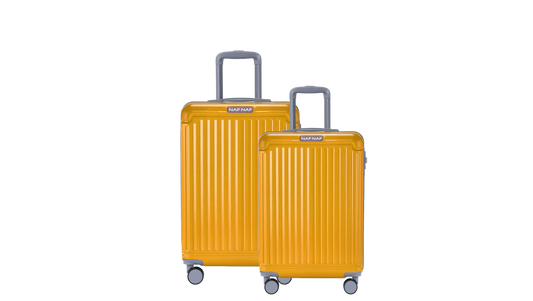 Ensemble de 2 valises S/L BELLE DARK YELLOW NAF NAF