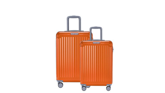 Ensemble de 2 valises S/L BELLE ORANGE NAF NAF