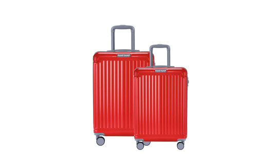 Ensemble de 2 valises S/L BELLE RED PATOU NAF NAF