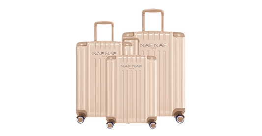 Ensemble de 3 valises S/M/L JESSIE IVORY NAF NAF