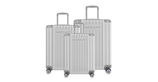 Ensemble de 3 valises S/M/L JESSIE SILVER NAF NAF