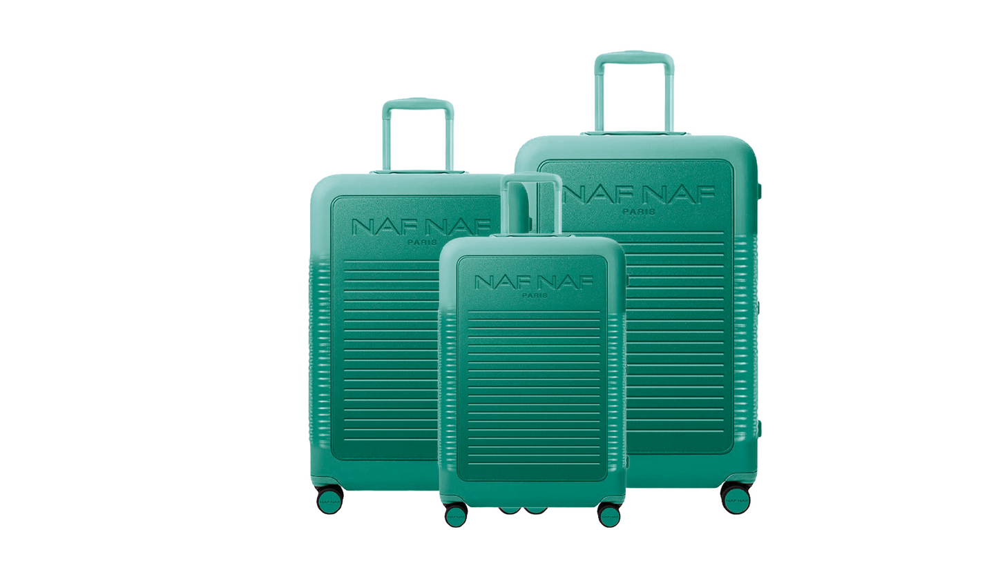 Ensemble de 3 valises S/M/L NALA VERT EAU NAF NAF