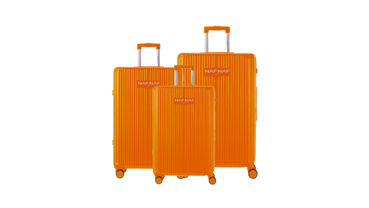 Ensemble de 3 valises S/M/L VAIANA DARK ORANGE NAF NAF