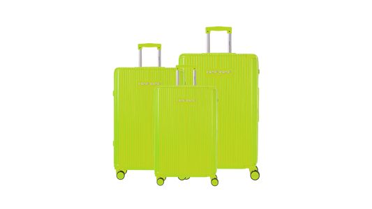 Ensemble de 3 valises S/M/L VAIANA LIME NAF NAF