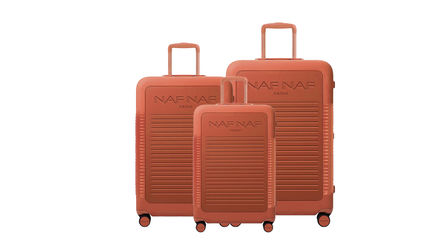 Ensemble de 3 valises S/M/L NALA TERRACOTA NAF NAF