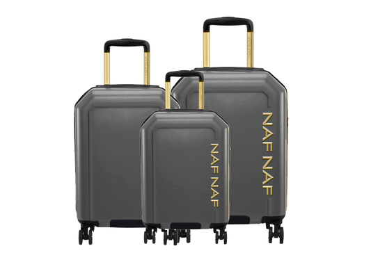 Ensemble de 3 valises S/M/L RAIPONCE BLACK NAF NAF