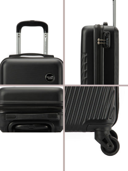 Set de 2 valises Rigides XS/S JFK BLACK