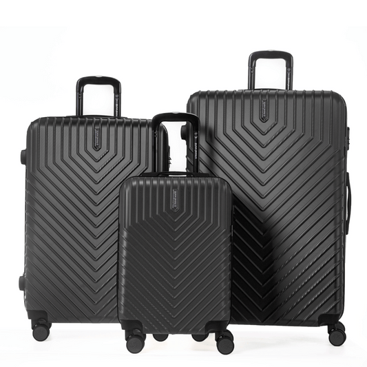 Set de 3 valises Rigides (XL 86 cm) (L-76cm) (S-56cm) TMS DARK GREY