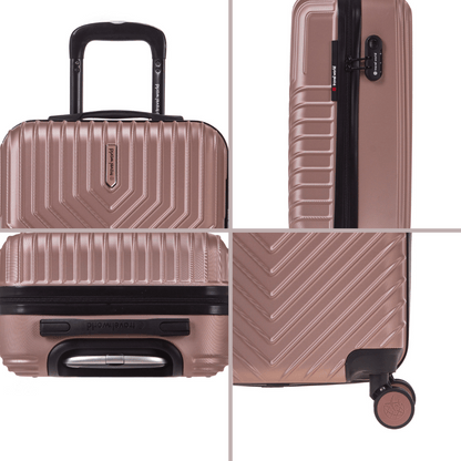 Set de 3 valises Rigides (XL 86 cm) (L-76cm) (S-56cm) TMS PINK GOLD