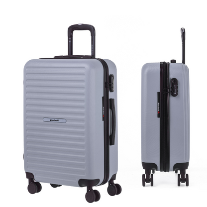 Set de 3 valises Rigides (L-76cm) (M-66cm) (S-56cm) TRN SILVER