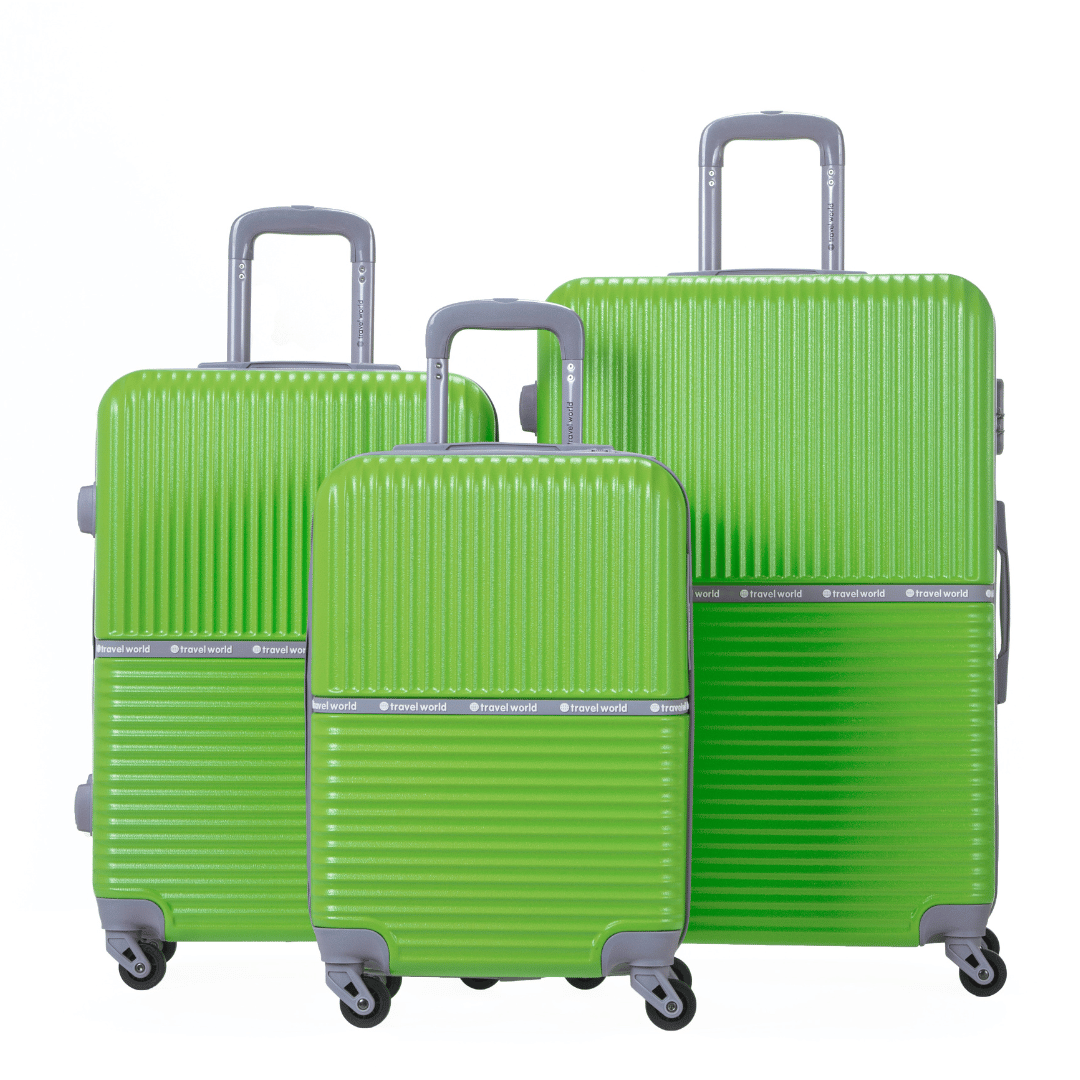 Set de 3 valises Rigides (L-76cm) (M-66cm) (S-56cm) AXA LIME