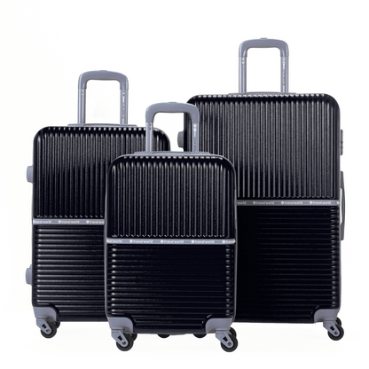 Set de 3 valises Rigides (L-76cm) (M-66cm) (S-56cm) AXA NOIR