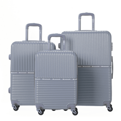 Set de 3 valises Rigides (L-76cm) (M-66cm) (S-56cm) AXA SILVER