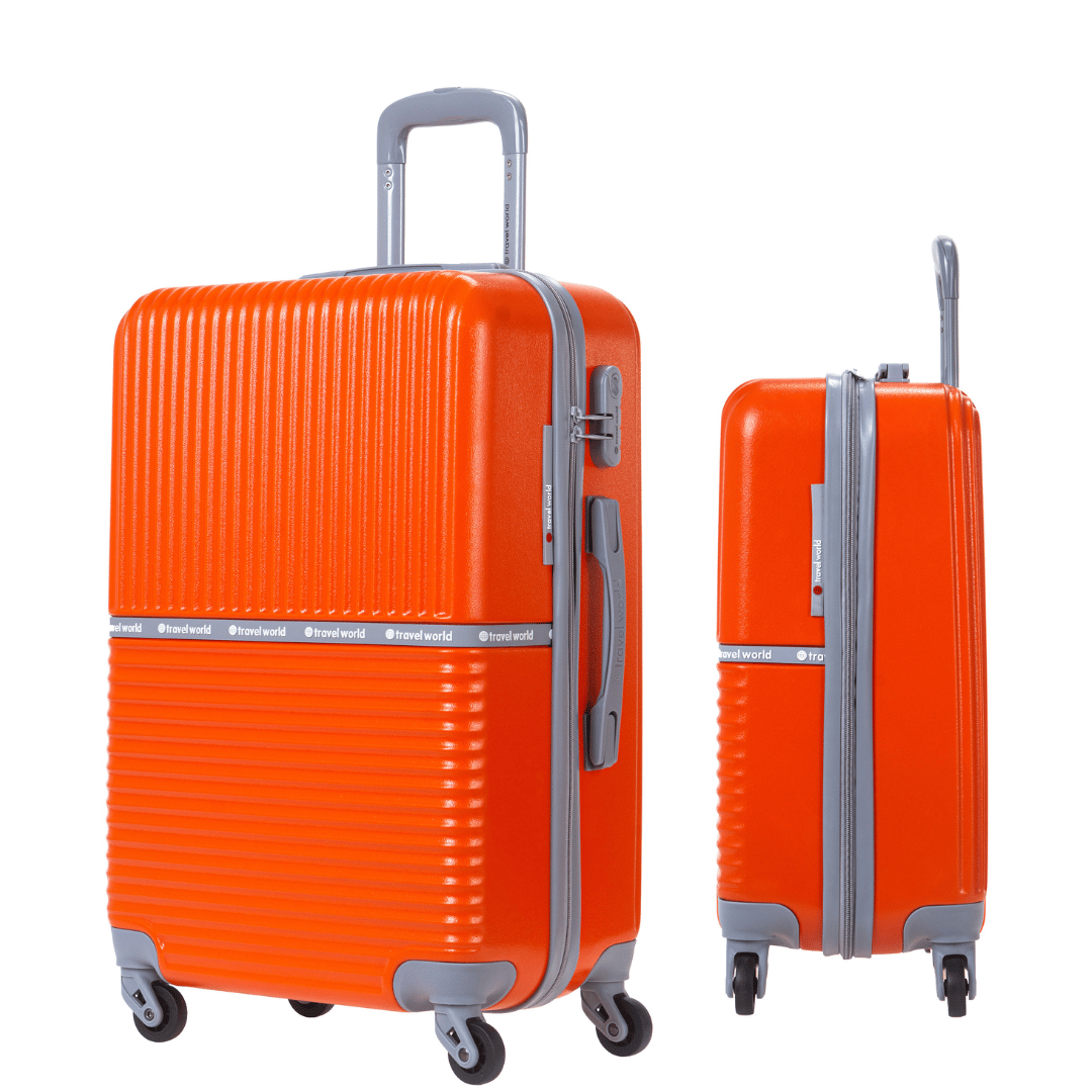 Set de 3 valises Rigides (L-76cm) (M-66cm) (S-56cm) AXA ORANGE