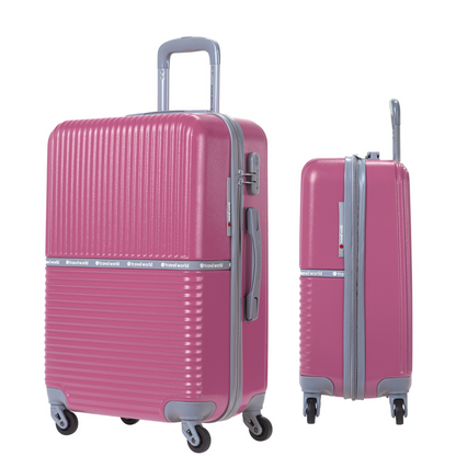 Set de 3 valises Rigides (L-76cm) (M-66cm) (S-56cm) AXA PINK